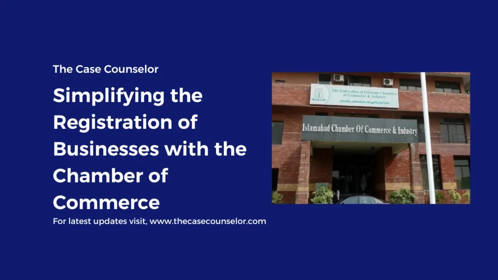 Registration of Businesses with the Chamber of Commerce